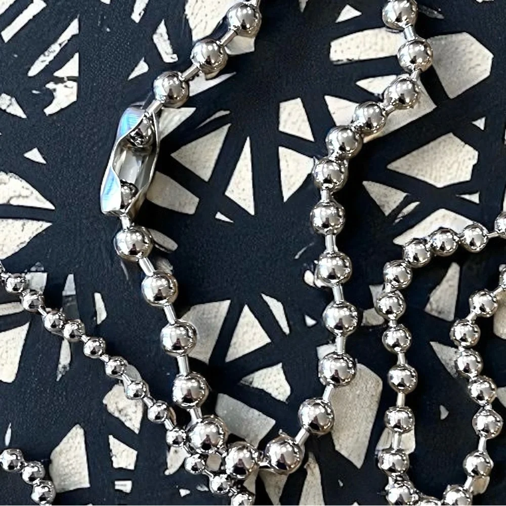 Ball Linked Chain Chunky Choker necklaces modern inspired look 3 different sizes